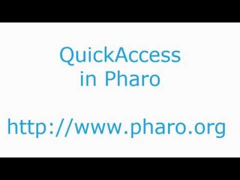 Pharo Quick Access