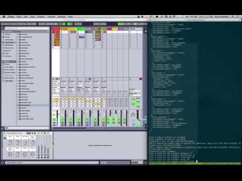 Example of Python talking to Ableton Live
