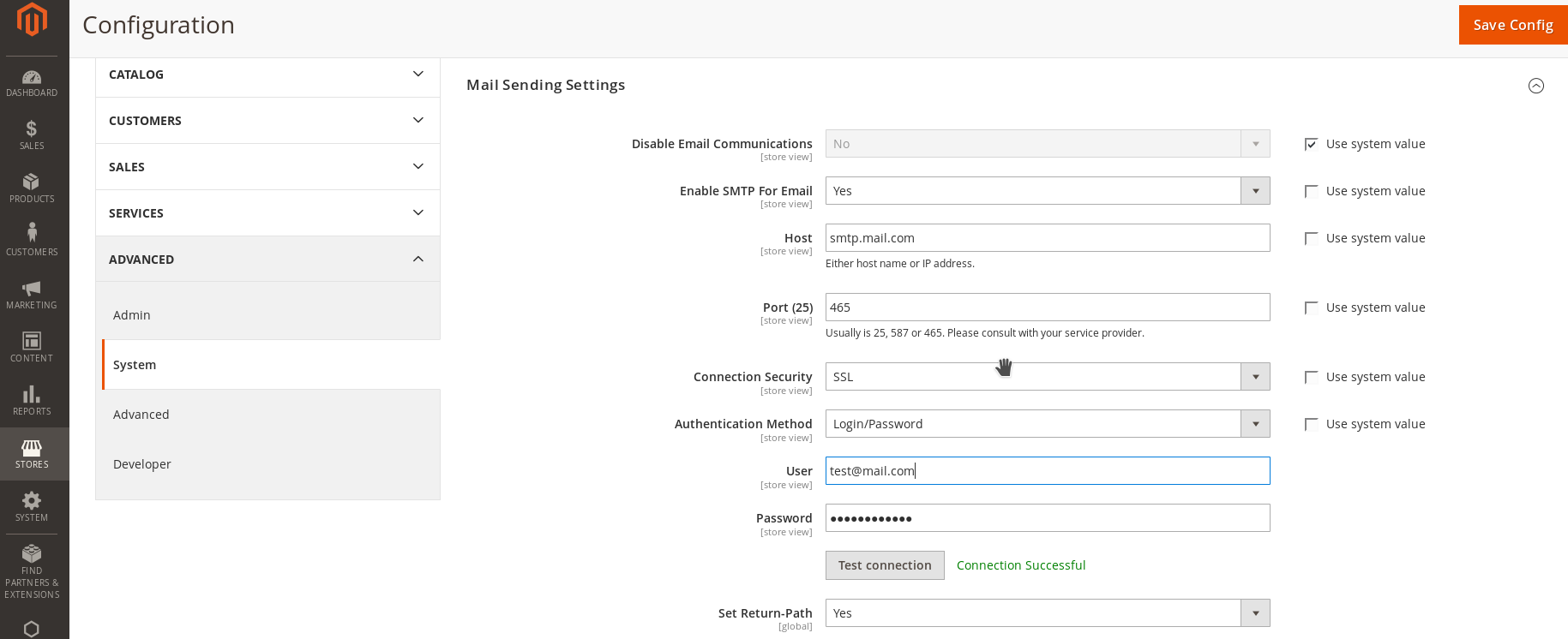 Magento2 Smtp