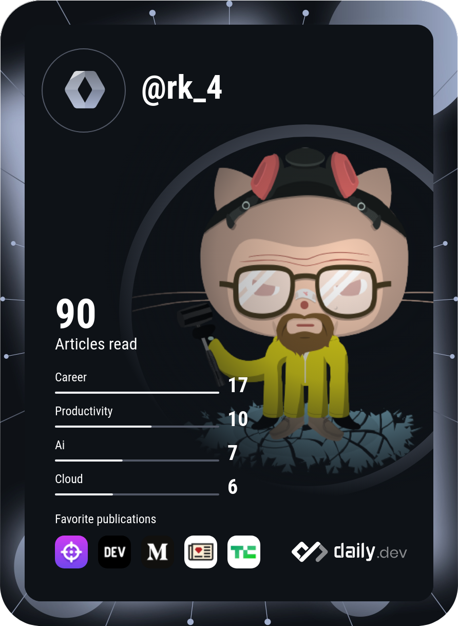 Randy K's Dev Card