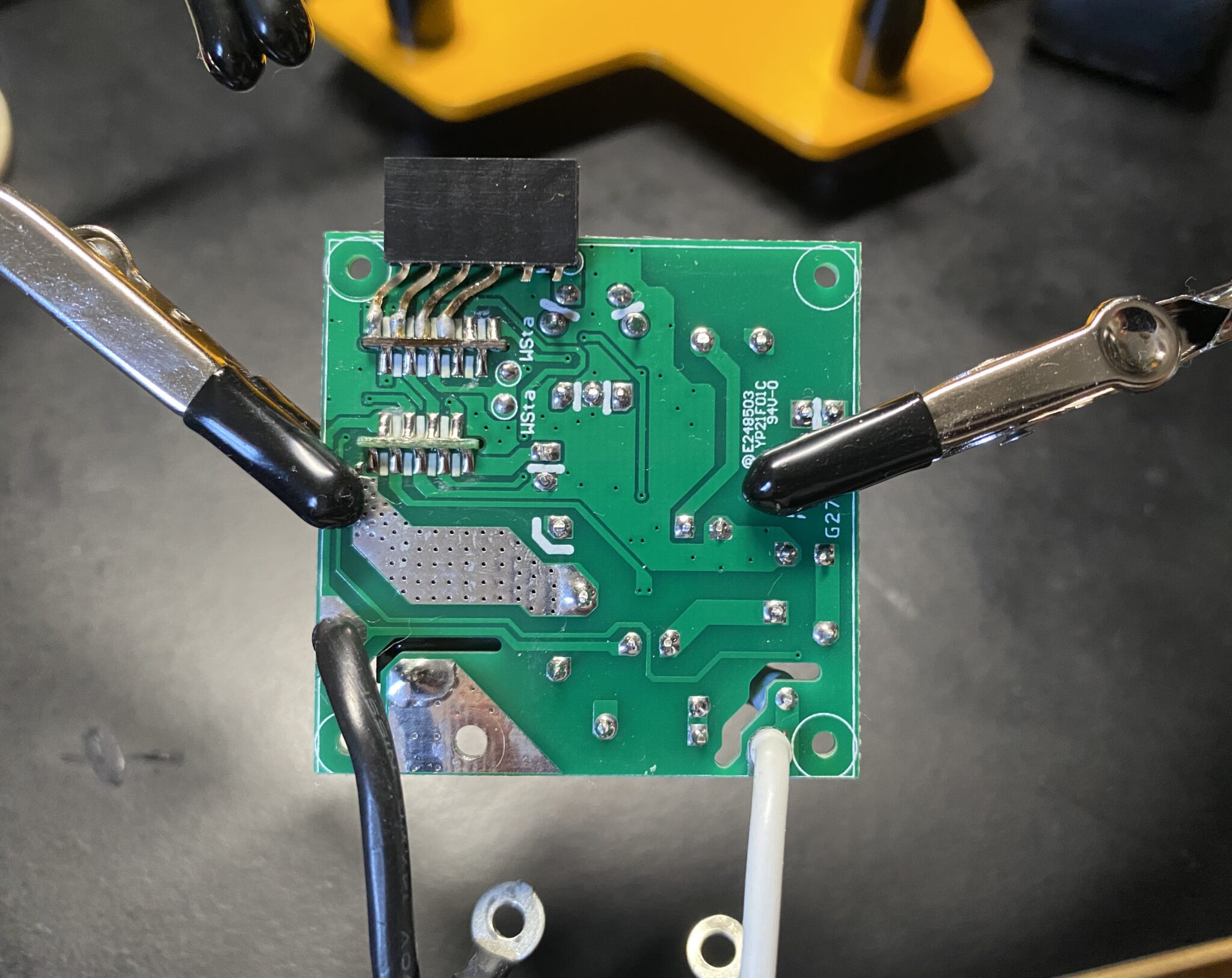 Header attached to TYWE2S pins