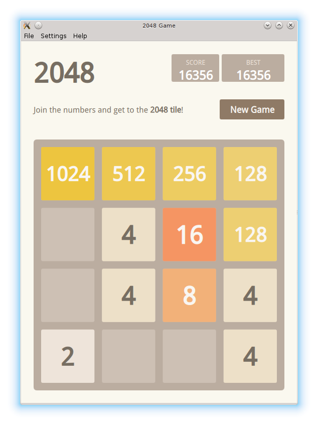 Screenshot of Classical 2048