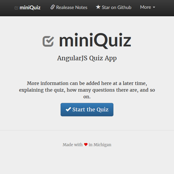 miniQuiz home