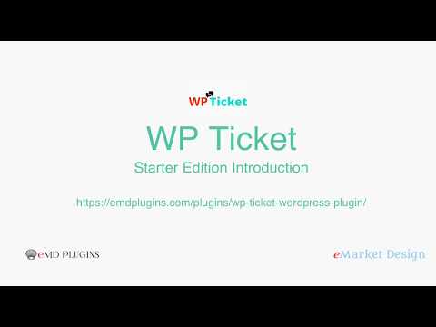 Introduction Video to get you started with WP Ticket