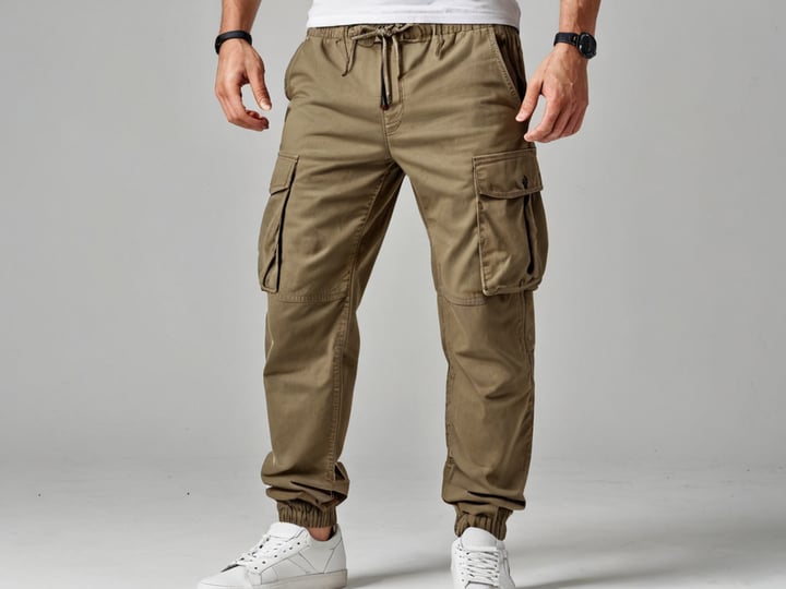 Khaki-Cargo-Joggers-4