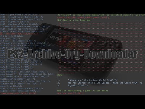 Preparing for the Steam Deck Part 1: Downloading PS2 Games with Bash