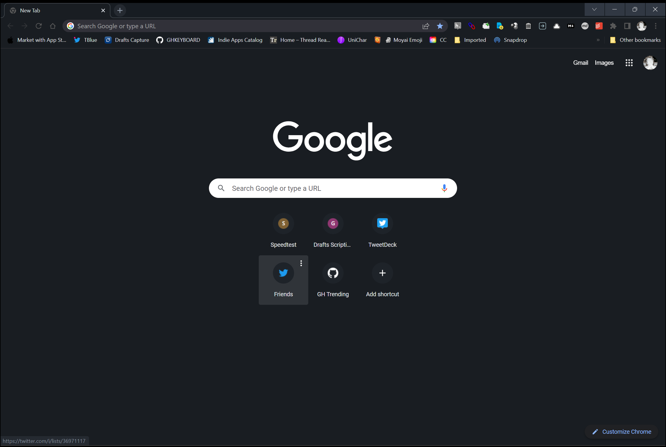 Things Chrome Theme