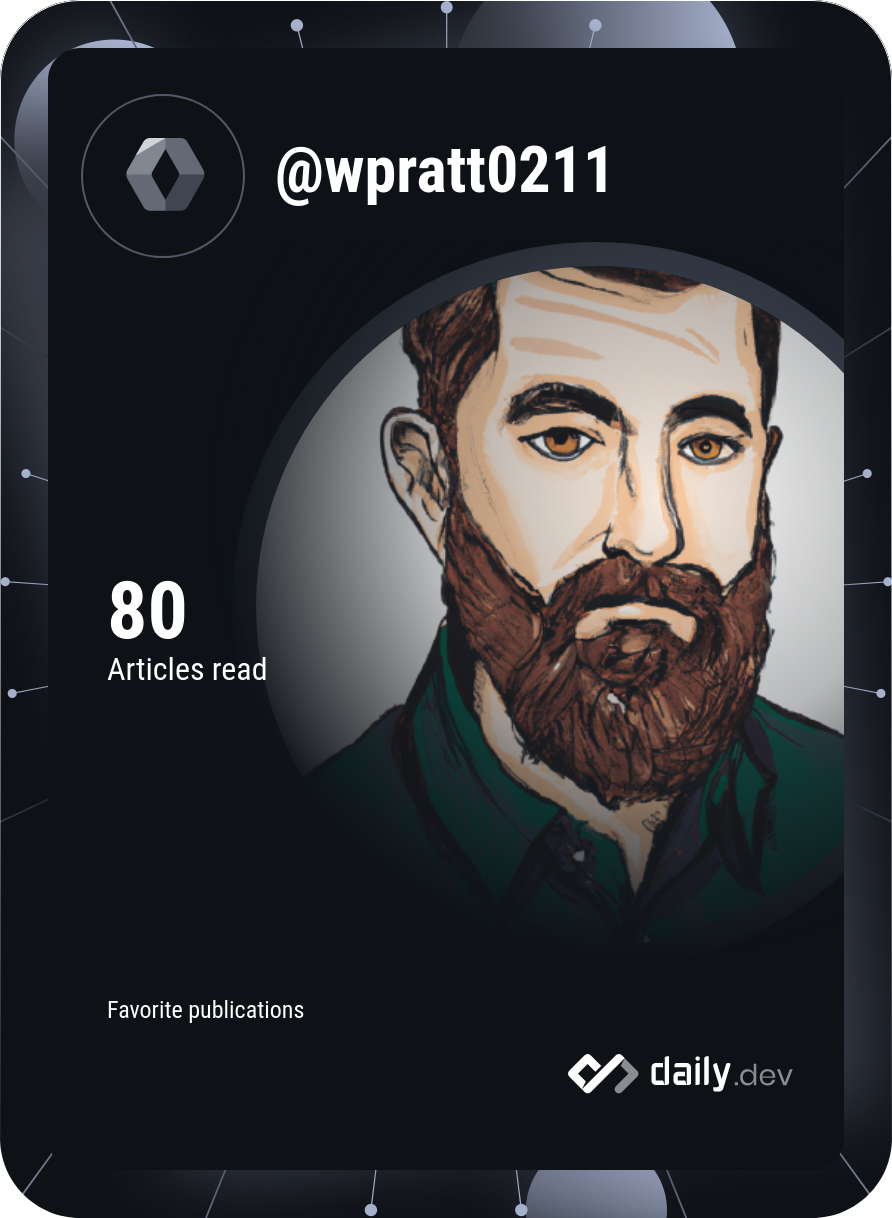 William Pratt's Dev Card