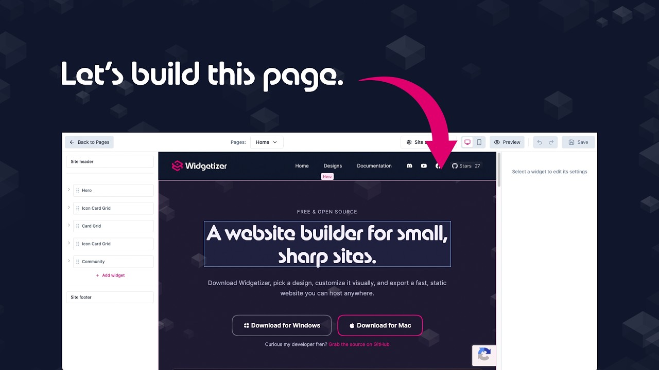 Widgetizer Demo Video