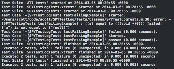 XCTestLog