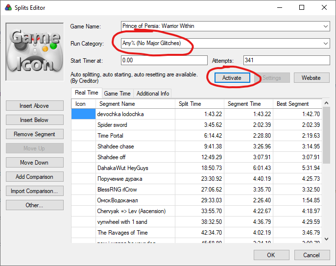 split settings window