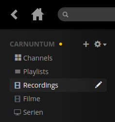 library settings screenshot