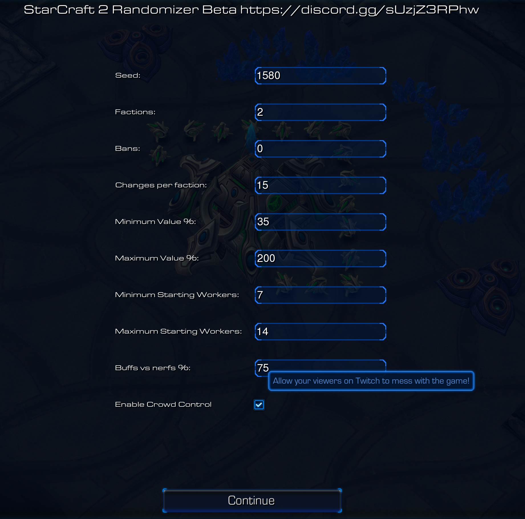 host settings