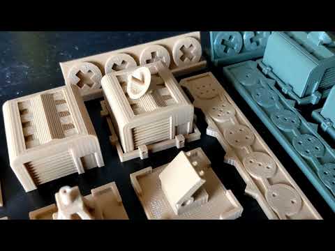 YouTube video of the pieces I printed