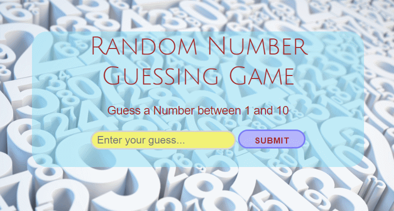 Random-Number-Guessing-Game