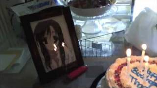 Mai waifu Kotonoha came to my birthday party!