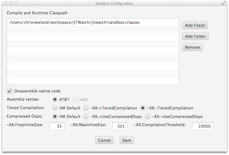 JIT Sandbox: Experiment with various HotSpot JIT Compilation options.