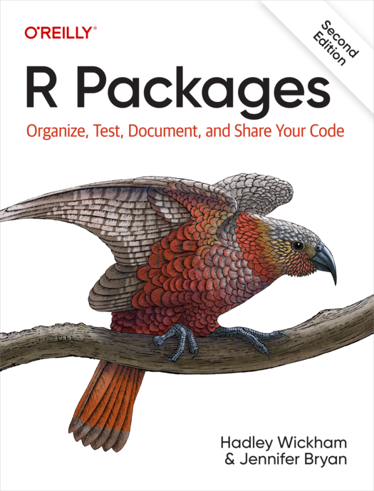 R Packages Book Cover