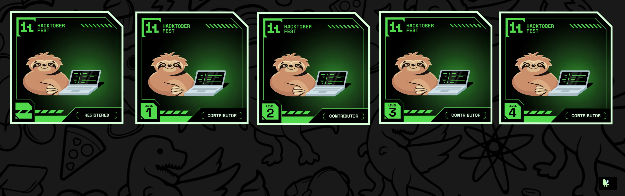 An image of @piyushjain045's Holopin badges, which is a link to view their full Holopin profile