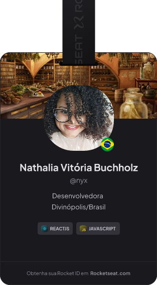 Nathalia Vitória Buchholz's Rocket ID