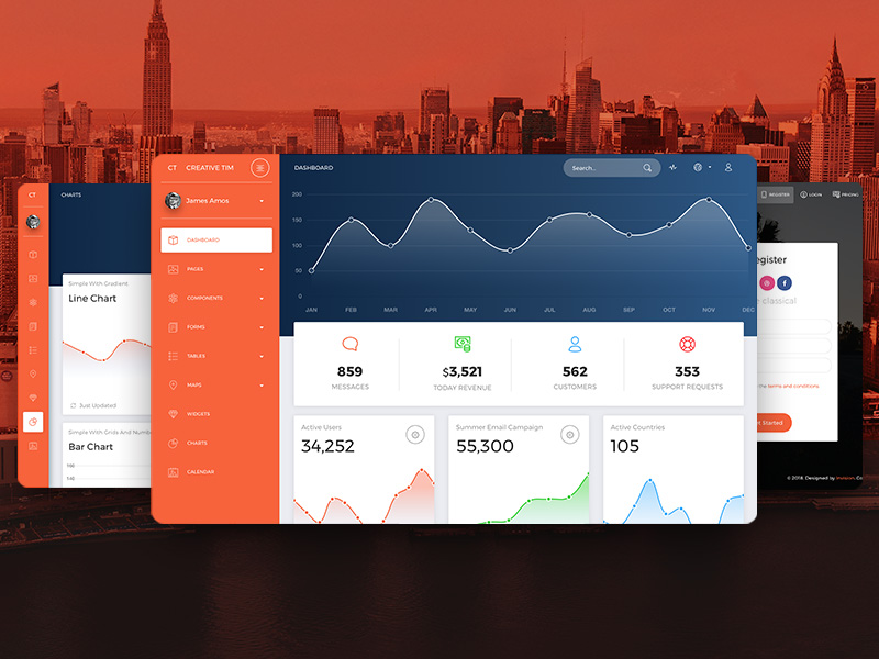 now-ui Dashboard Pro HTML