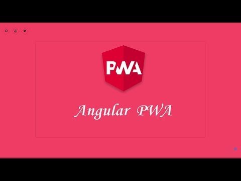 Thumbnail Angular PWA tutorial