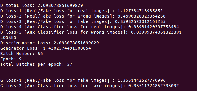 Terminal log