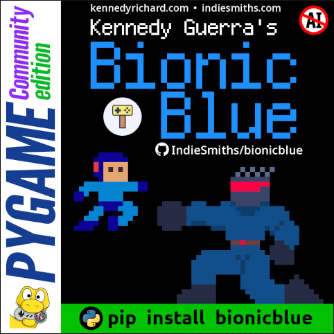 Bionic Blue game's box art
