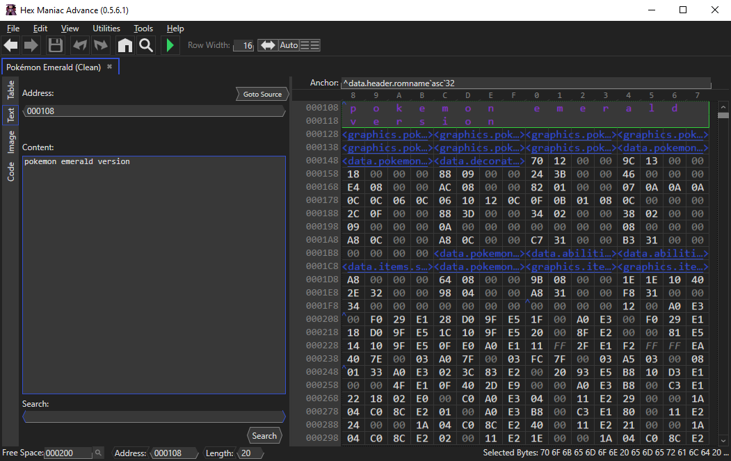 ASCII example