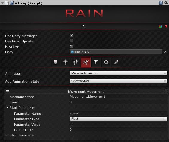 Mecanim Animator Setup