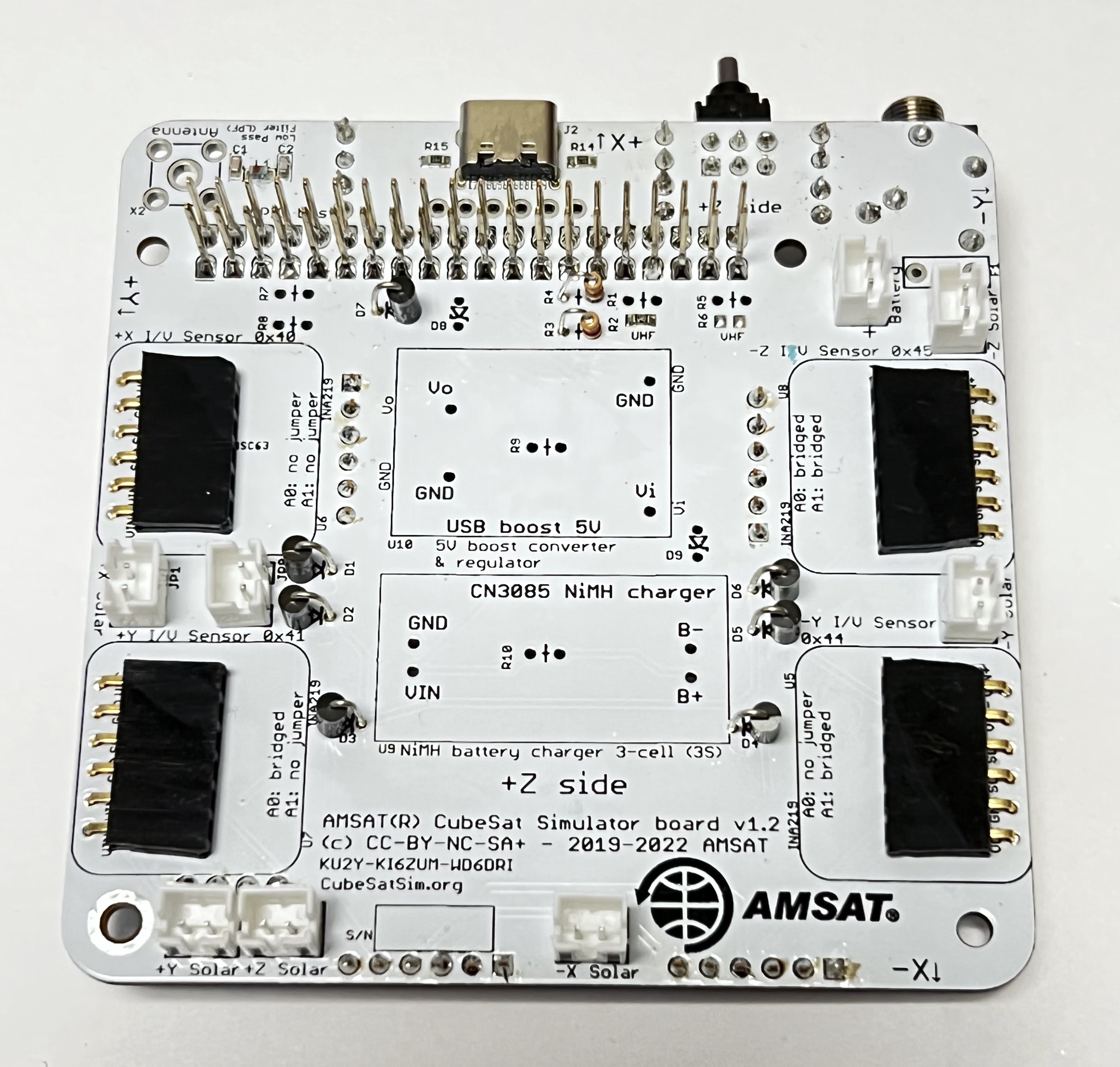 PCB with rest of INA219s