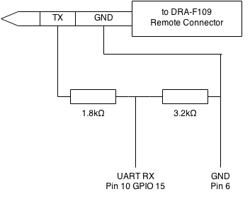 RS-232 to jack connector