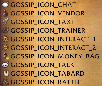 gossip icons