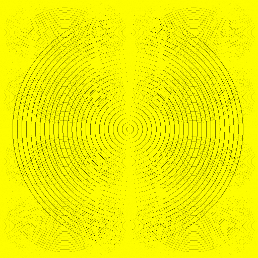 Yellow Pattern Moir&eacute;