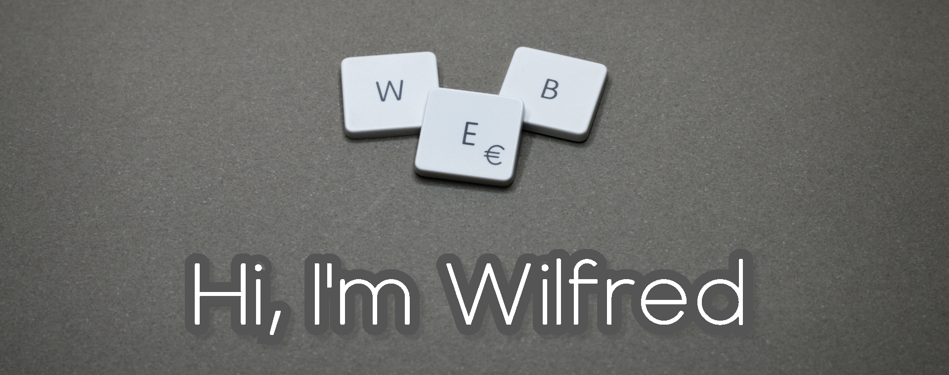 A cover image that says "Hi I'm Wilfred" in the center