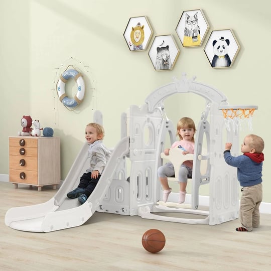 merax-5-in-1-kids-slide-with-swing-set-toddler-slide-with-climber-basketball-hoop-and-storage-space--1