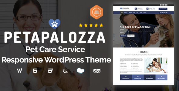 Petapalozza - Pet Care Service WordPress Theme