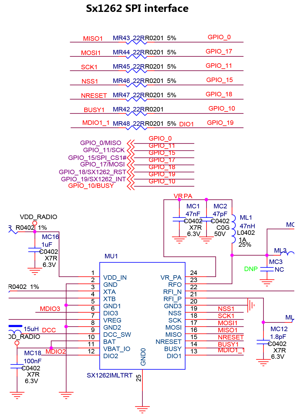 LoRa SX1262 Transceiver wired to PineDio Stack BL604