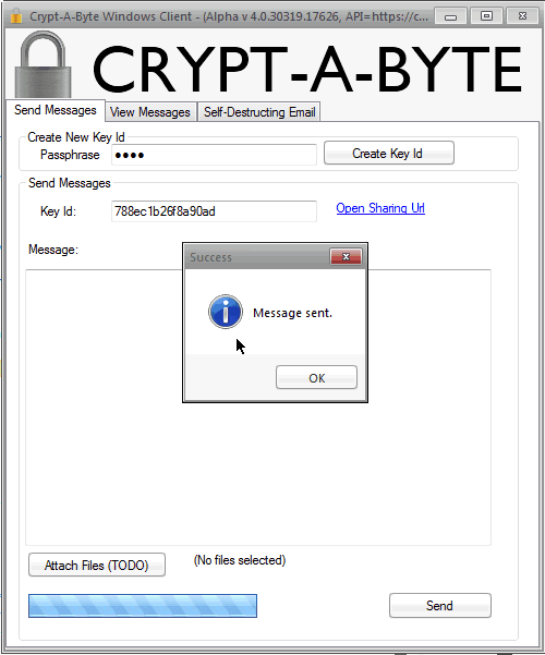 CryptAByte Windows CLient