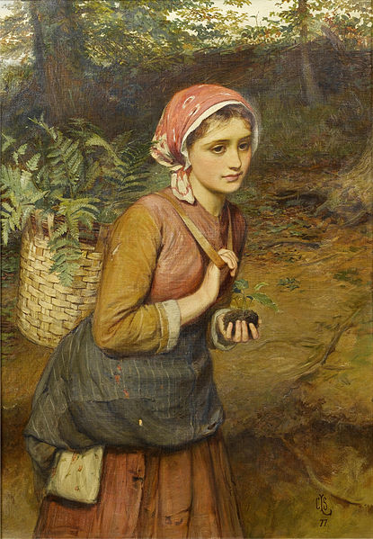 File:Charles Sillem Lidderdale The fern gatherer 1877.jpg