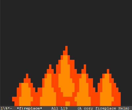 emacs-fireplace