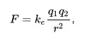 Coulomb's law