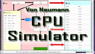 Von Neumann CPU Simulator for OCR A Level