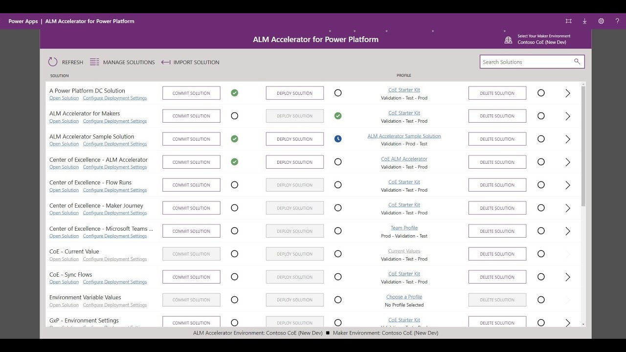 Advanced Maker Experience in the ALM Accelerator for Power Platform