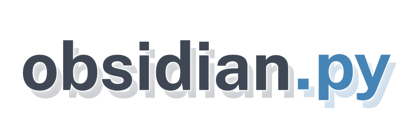 obsidian.py banner