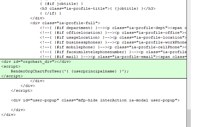 People Directory Orgchart View