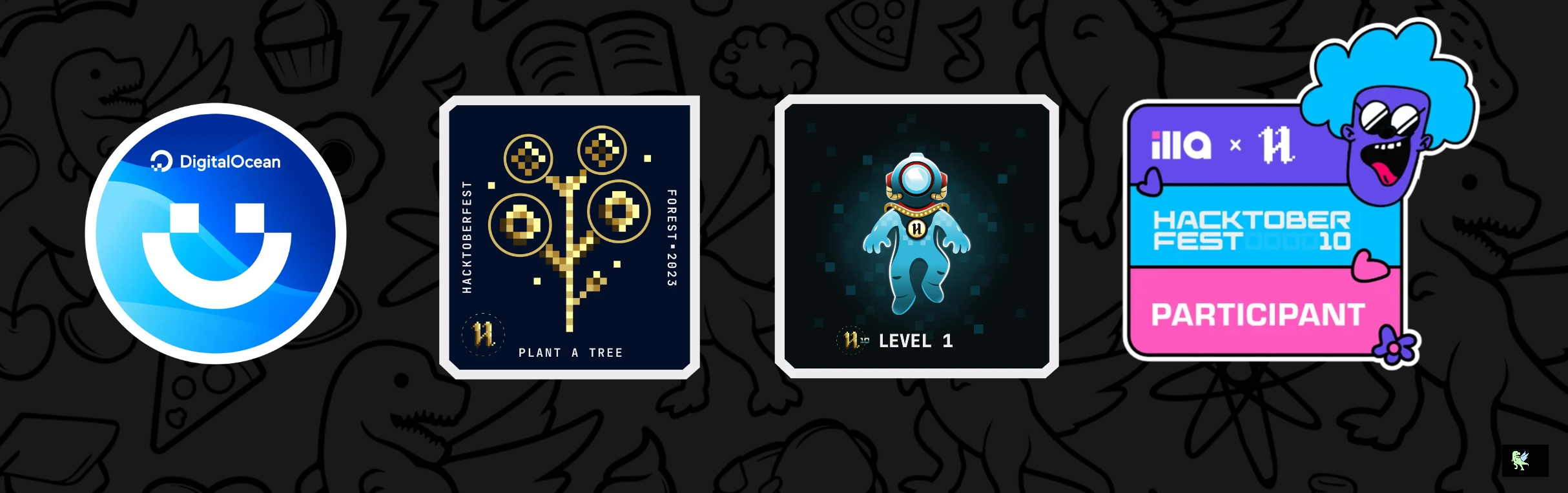 An image of @goku04's Holopin badges, which is a link to view their full Holopin profile