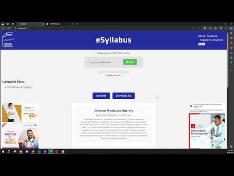 eSyllabus Demo