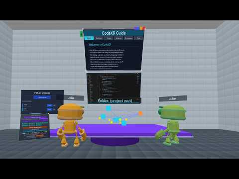 CodeXR complete tutorial: the whole extension, from the sidebar to XR