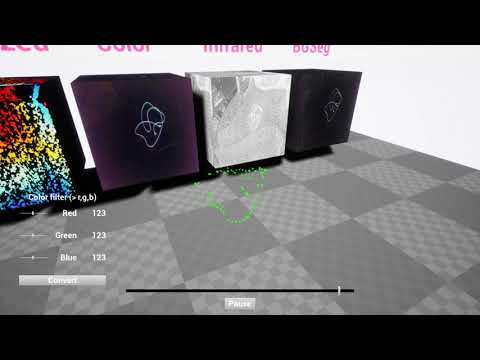 RealSense D435 Bag to PLY conversion for point cloud sequence - UE 4.25